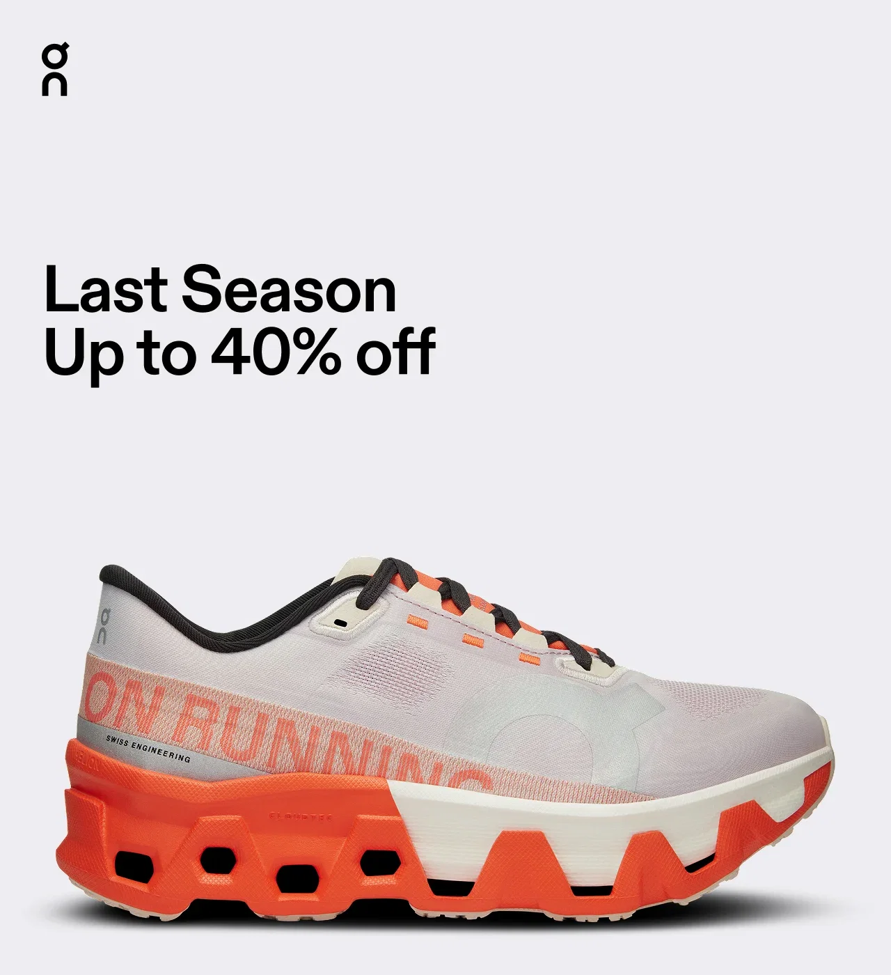 Last Season. Up to 40% off.