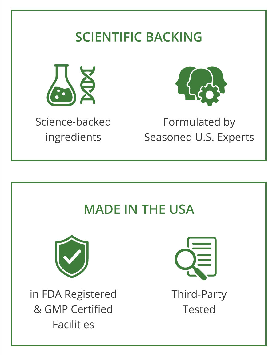 Scientific Backing. NuBest premium products are made with science-backed ingredients and formulated by seasoned U.S. experts.  Made in the USA. Our products are manufactured in FDA-registered, GMP-certified facilities and undergo third-party testing to ensure quality and safety.