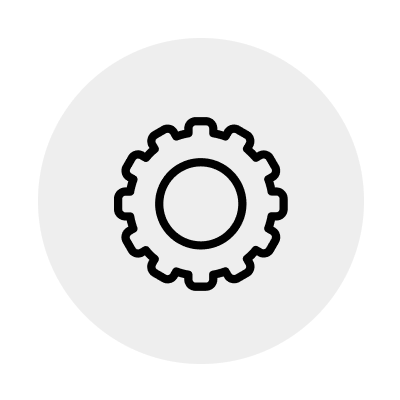Icon depicting a gear