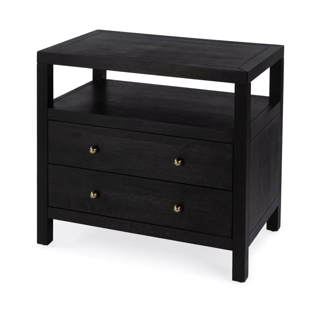 Nora 2-Drawer Wide Nightstand