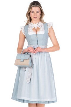Midi Dirndl 2tlg. - LANDL - eisblau