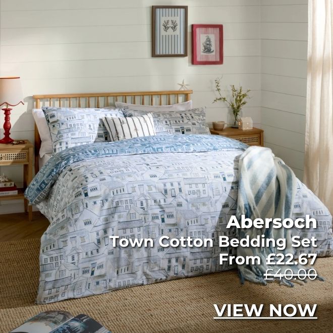 Abersoch Town Cotton Bedding Set