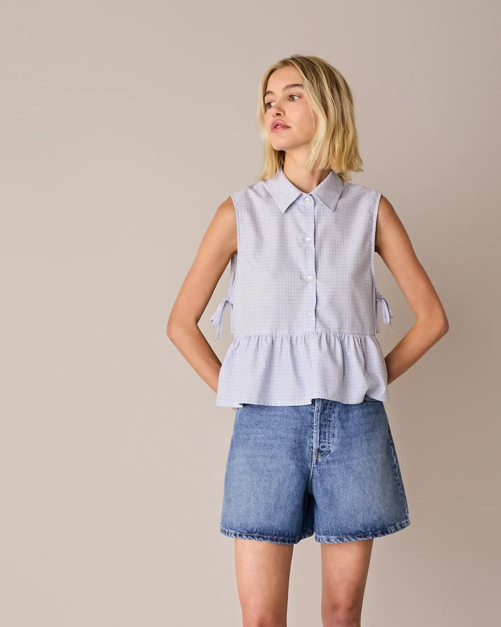 Camicia con fiocchetti