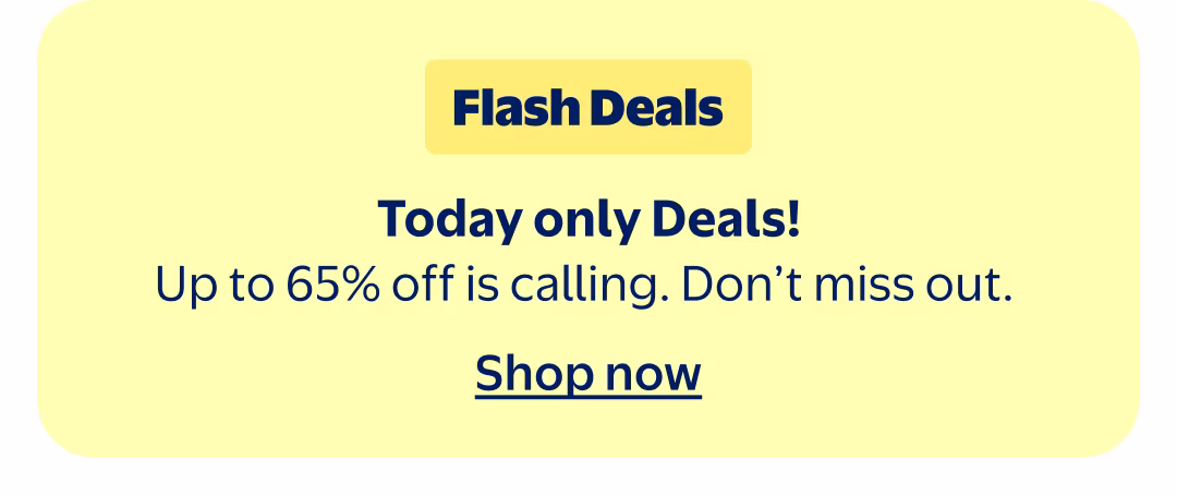 Up to 65% off is calling. Don’t miss out.