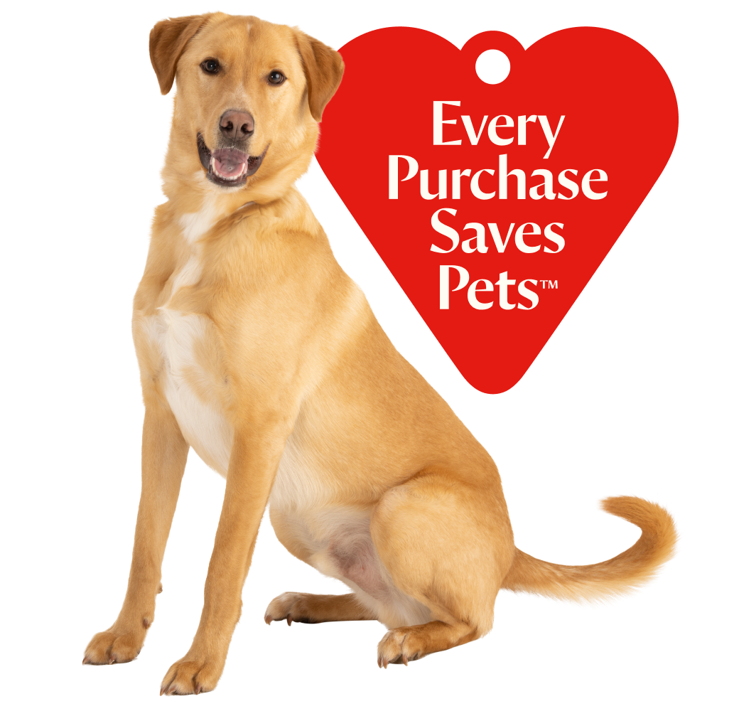 Every purchase helps save a pet 