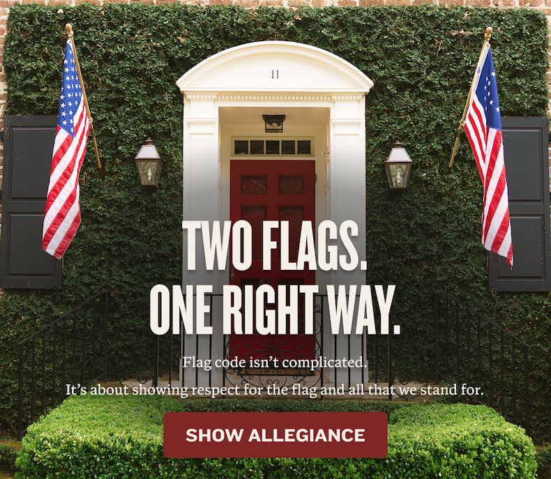 Two Flags. One Right Way. | Flag code isn't complicated. It's about showing respect for the flag and all that we stand for.