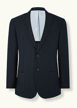Navy Linen and Cotton Jacket