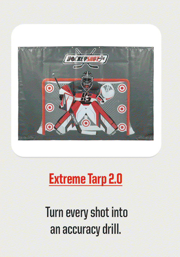 Product Block 1: Extreme Tarp 2.0. Turn every shot into an accuracy drill.