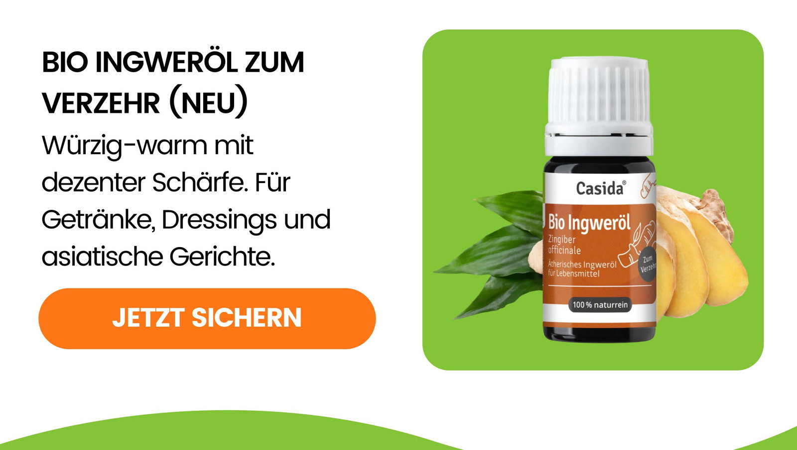 BIO INGWERÖL ZUM VERZEHR (NEU)