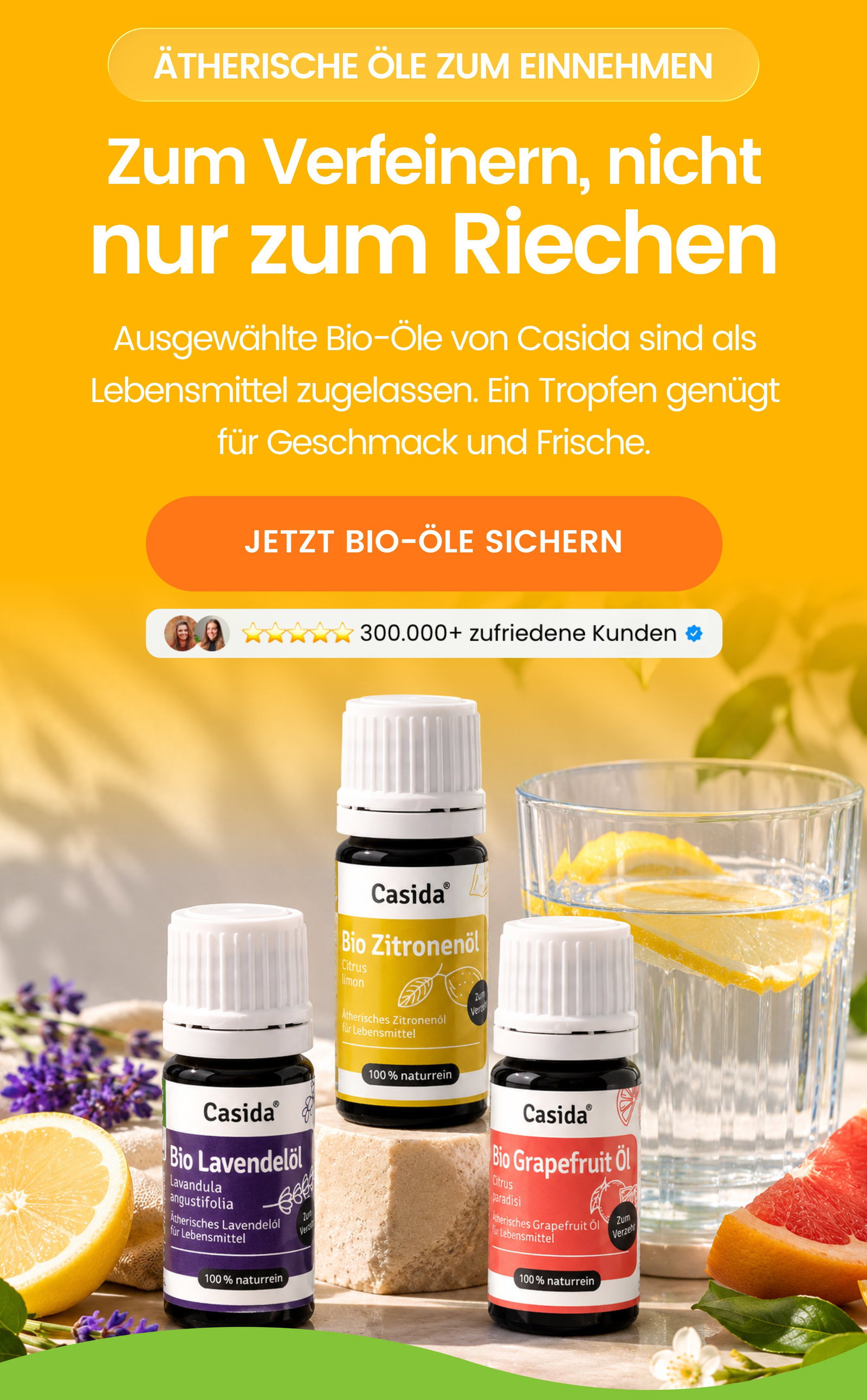 Zum Verfeinern, nicht nur zum Riechen