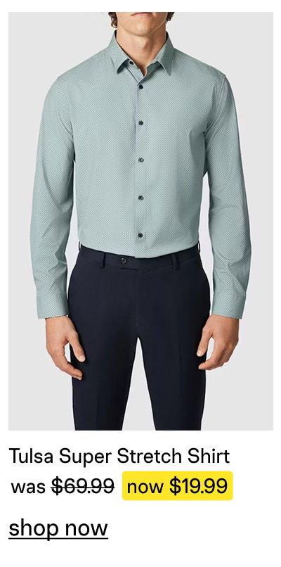 Sage Green Tulsa Super Stretch Classic Fit Shirt
