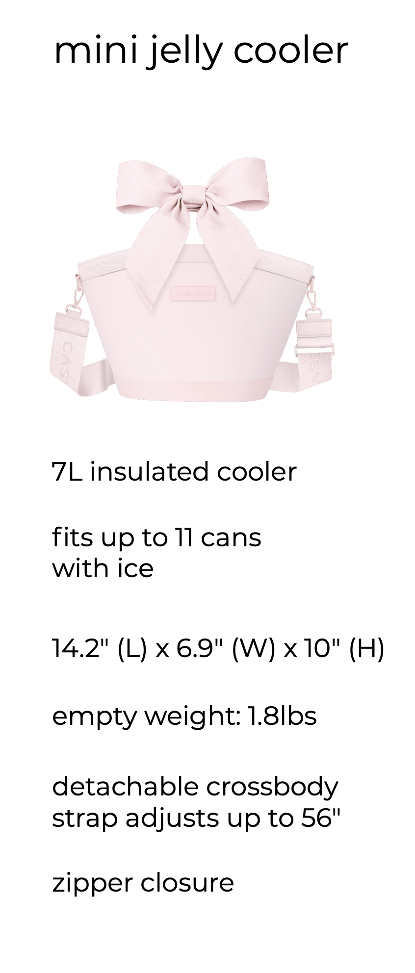 About the Mini Jelly Cooler Tote (7L)