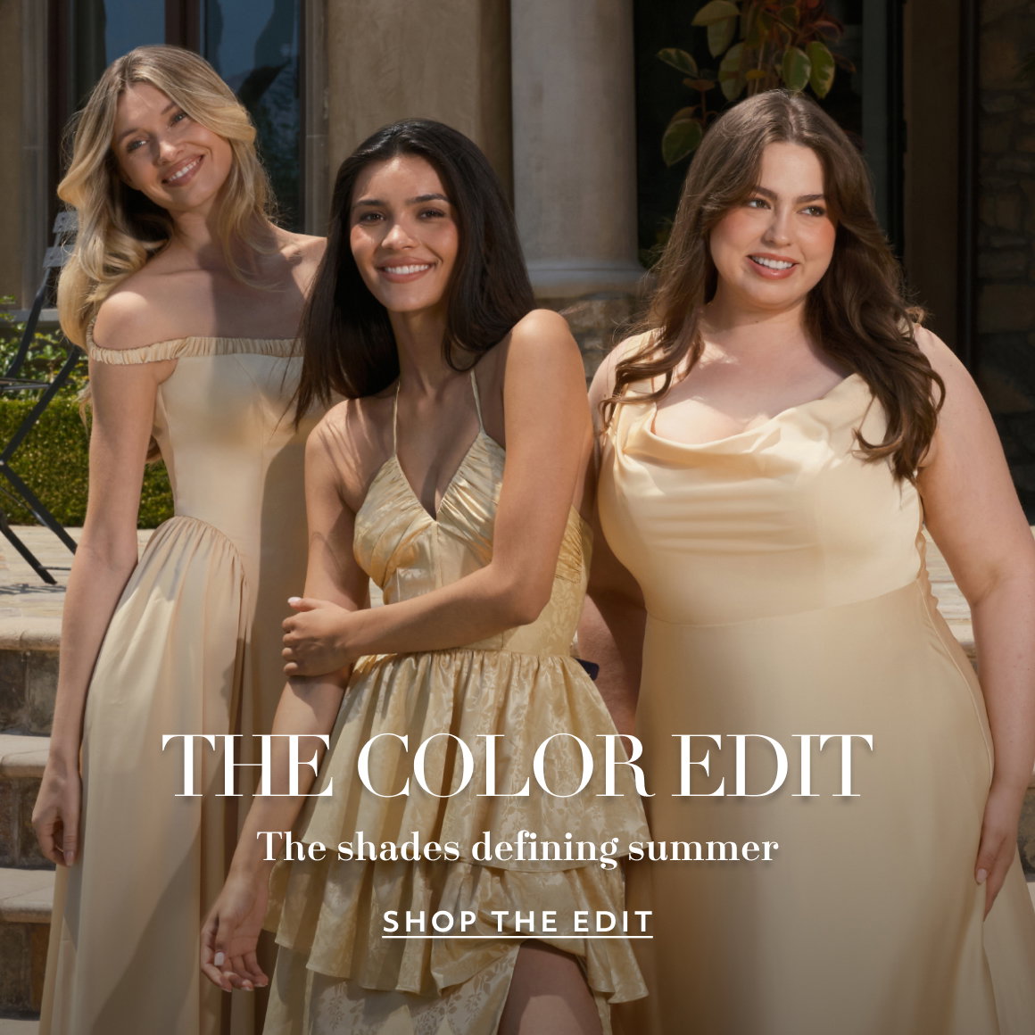 THE COLOR EDIT The Shades defining summer SHOP THE EDIT