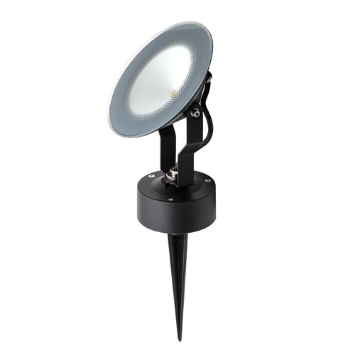 Tierney 12 Watt Outdoor LED Spike, Spot or Wall Light, Black