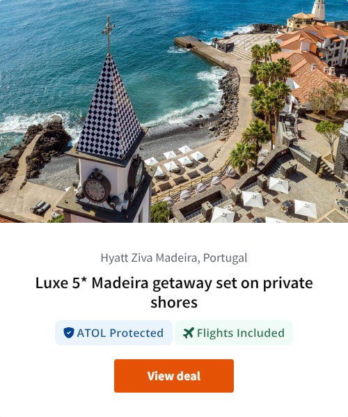 Luxe 5* Madeira getaway set on private shores
