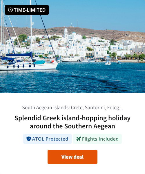Splendid Greek island-hopping holiday around the Southern Aegean