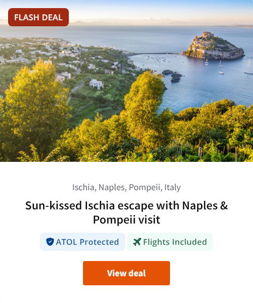 Sun-kissed Ischia escape with Naples &amp; Pompeii visit