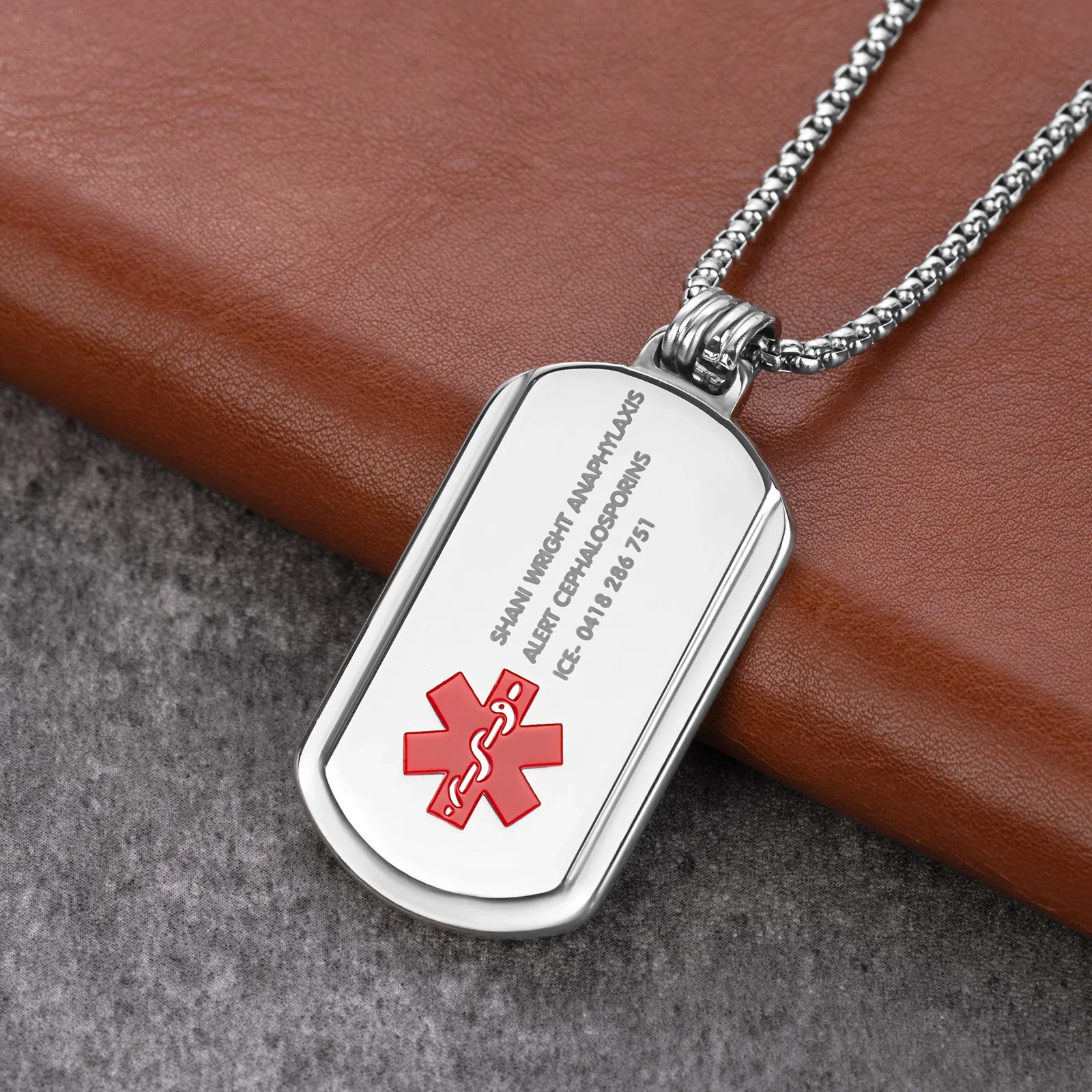 Medical Alert ID Necklace