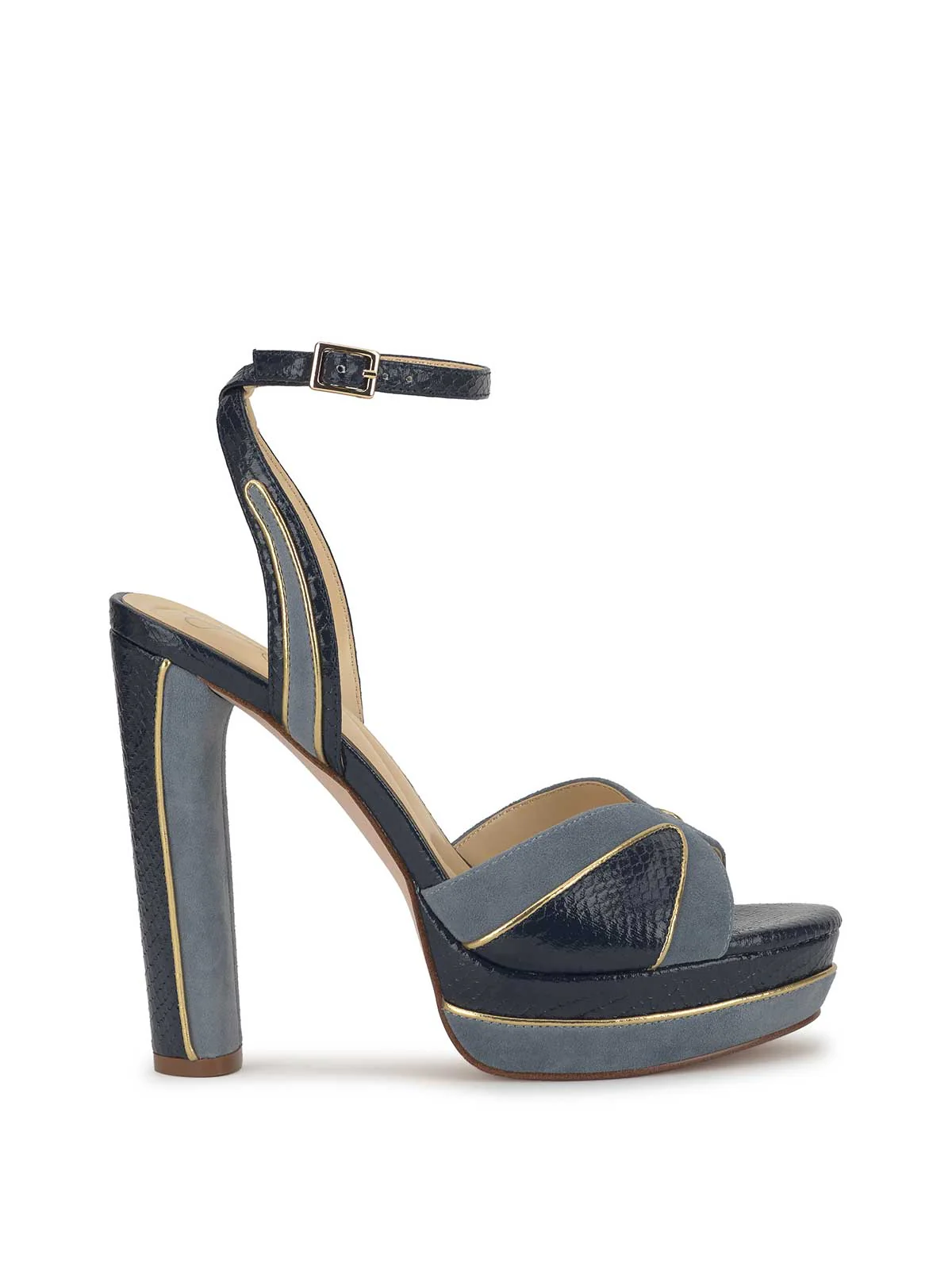 Image of Ivrae Platform in Ash Blue & Dark Knight