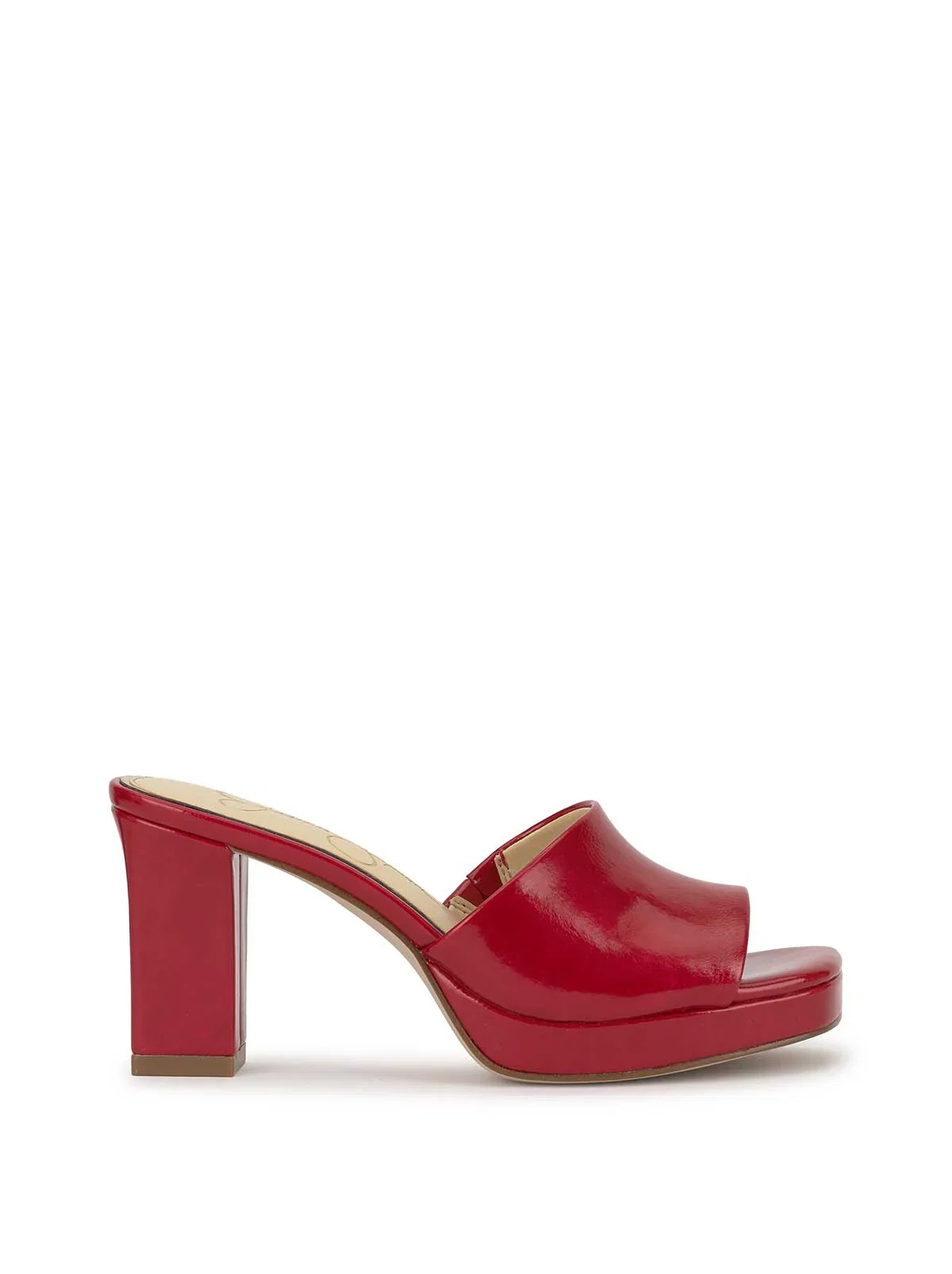 Image of Elyzza High Heel Slide in Red Muse