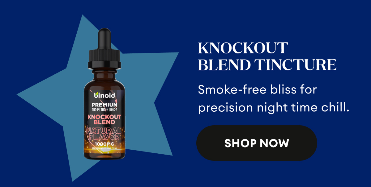 Knockout Blend Tincture | Smoke-free bliss for precision night time chill. | Shop Now