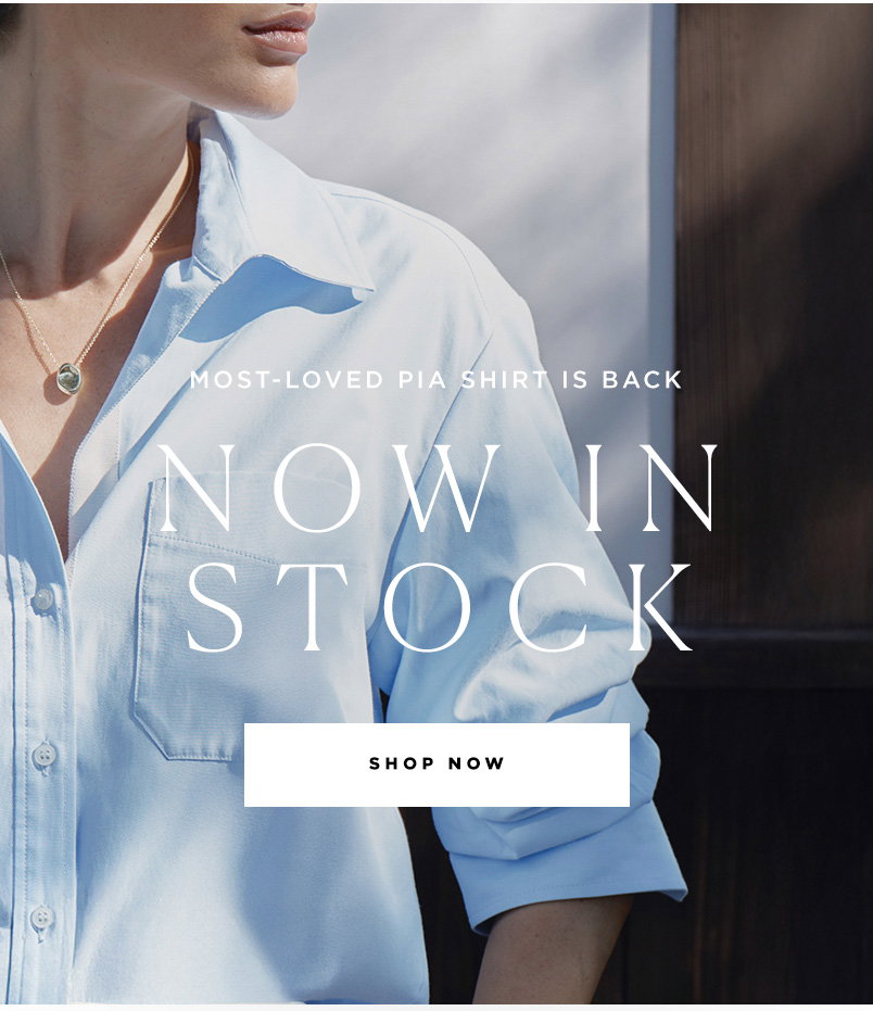 Pia Shirt in Hampton Stripe Now in Stock