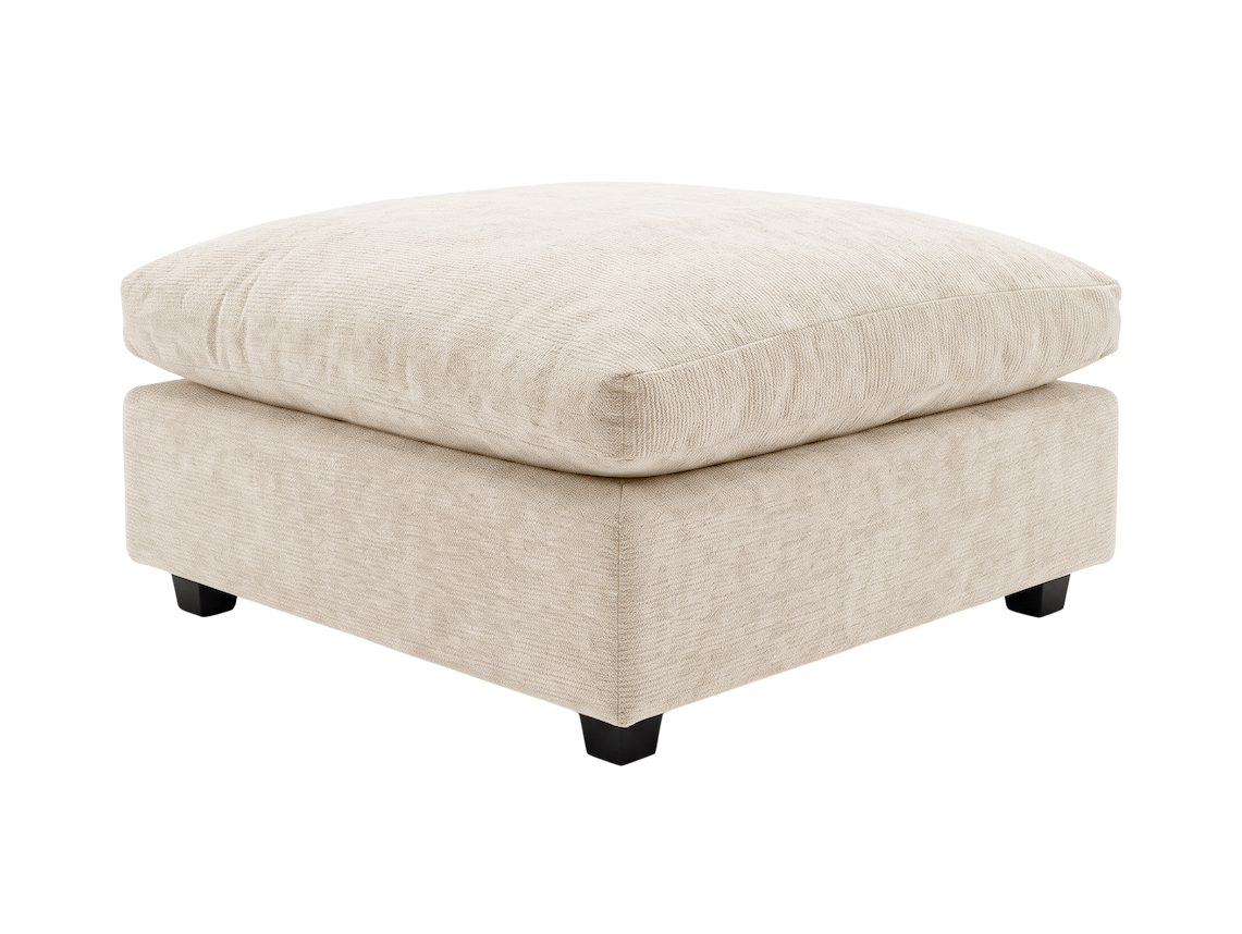 Elaine Chenille Ottoman
