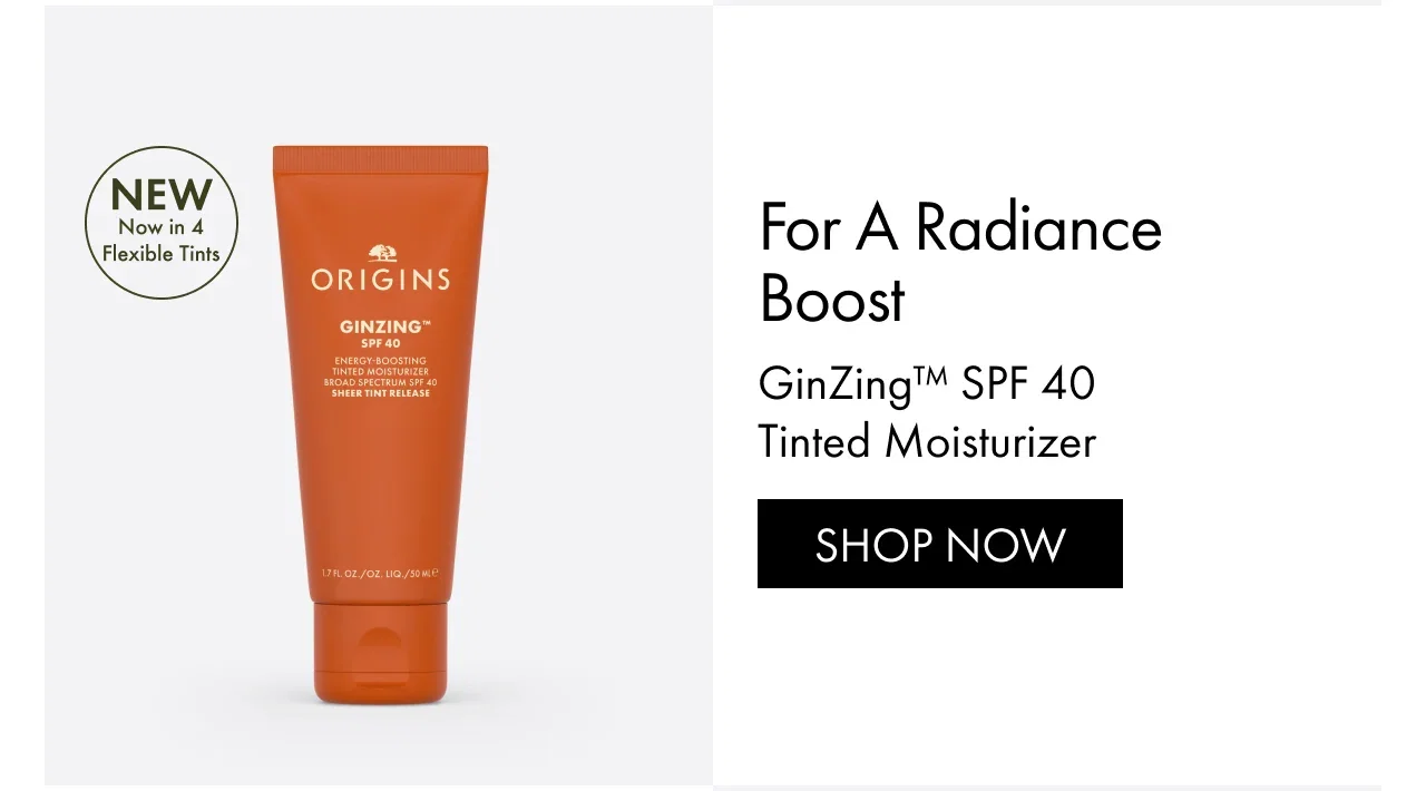 For A Radiance Boost | GinZing™ SPF 40 Tinted Moisturizer | SHOP NOW