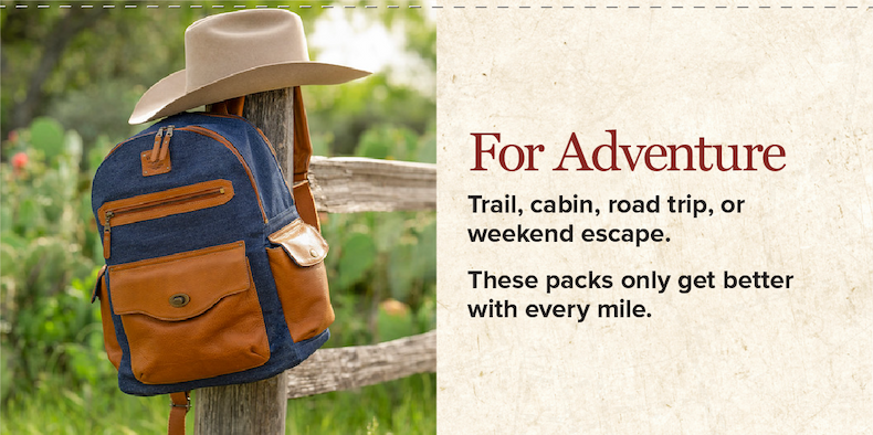 Canvas & Leather Backpack