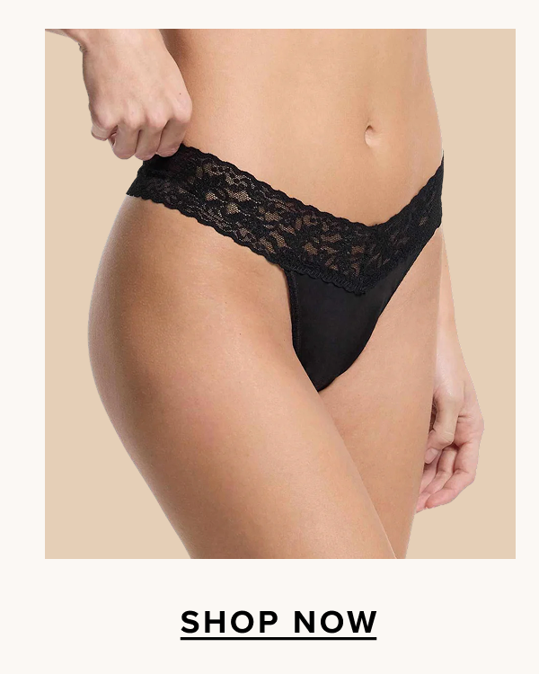 Supima® Cotton Original Rise Thong Black - Shop Now