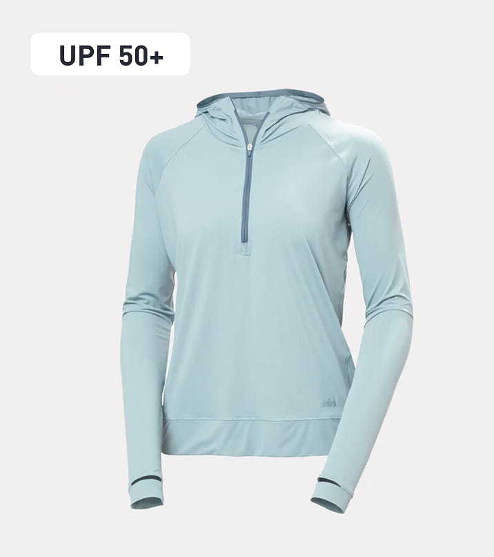 Women's Shine Solen Half-Zip Sun Hoodie