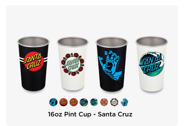 16oz Pint Cup - Santa Cruz