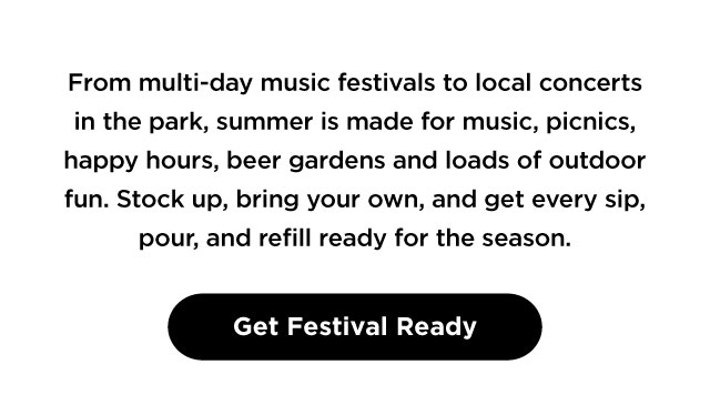 Get Festival Ready with Pints and Cups