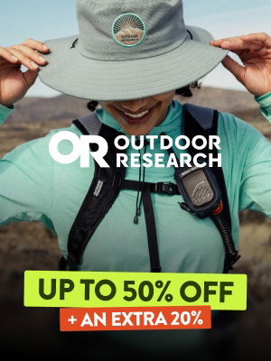 Outdoor Research | UP TO 50% OFF + an extra 20%.