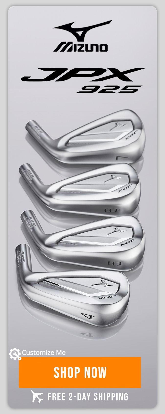 Mizuno JPX 925 Irons | Free 2-Day Shipping