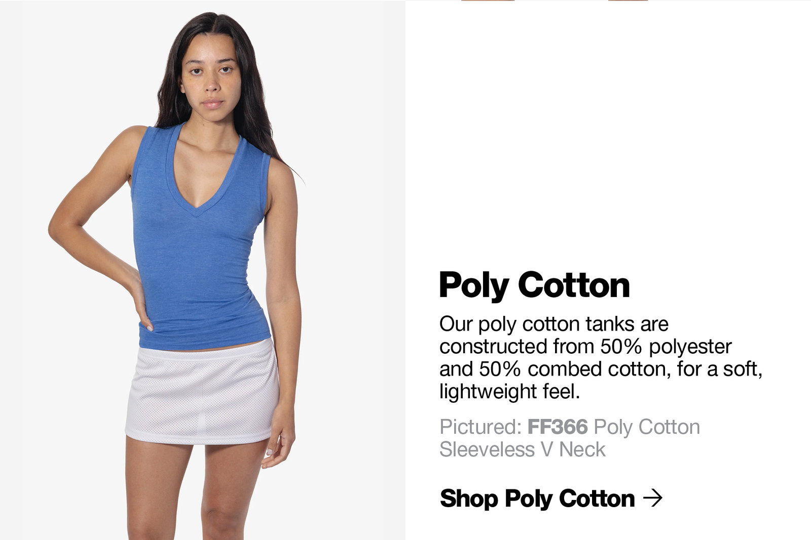 Poly Cotton Tanks