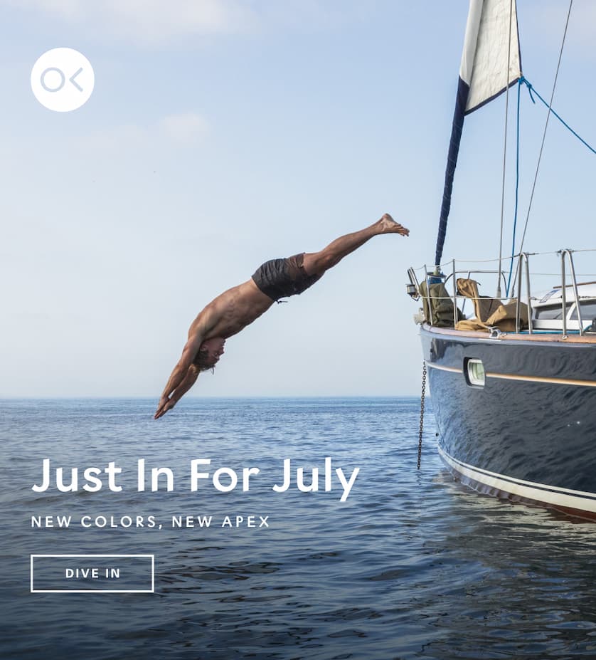 Just In For July - NEW COLORS, NEW APEX - DIVE IN