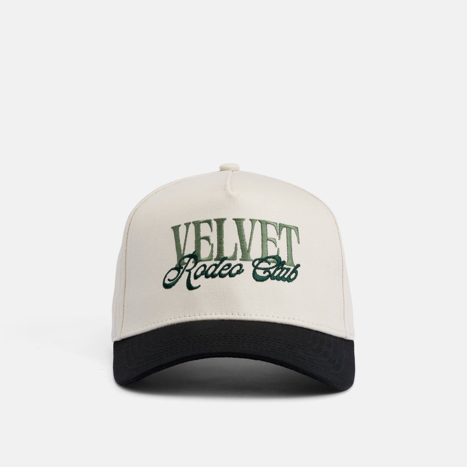 Image of Velvet Rodeo Club Hat - Cream/Black