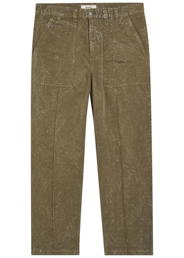 FORÉT Searcher straight-leg cotton trousers
