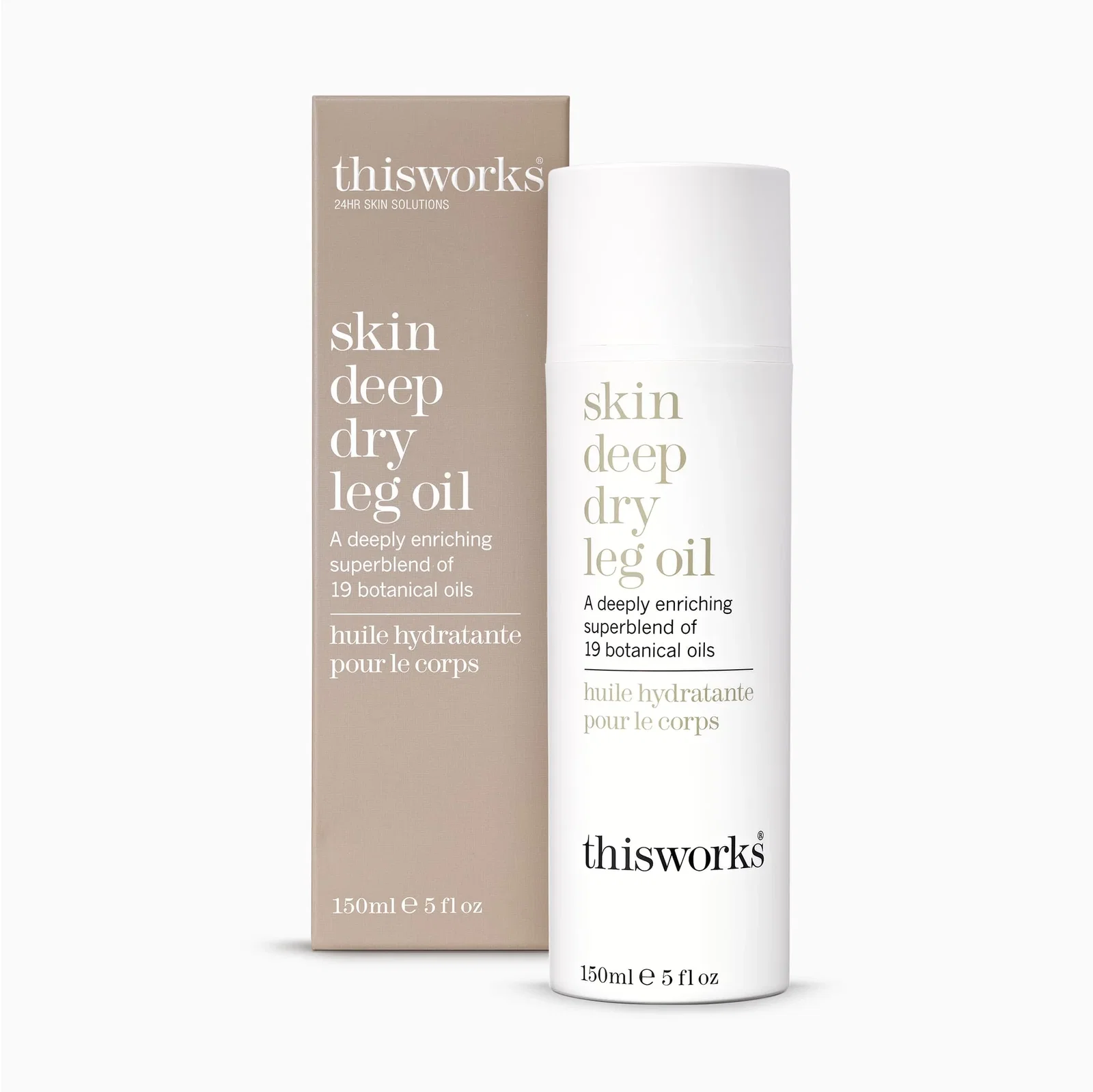 Image of skin deep dry leg oil