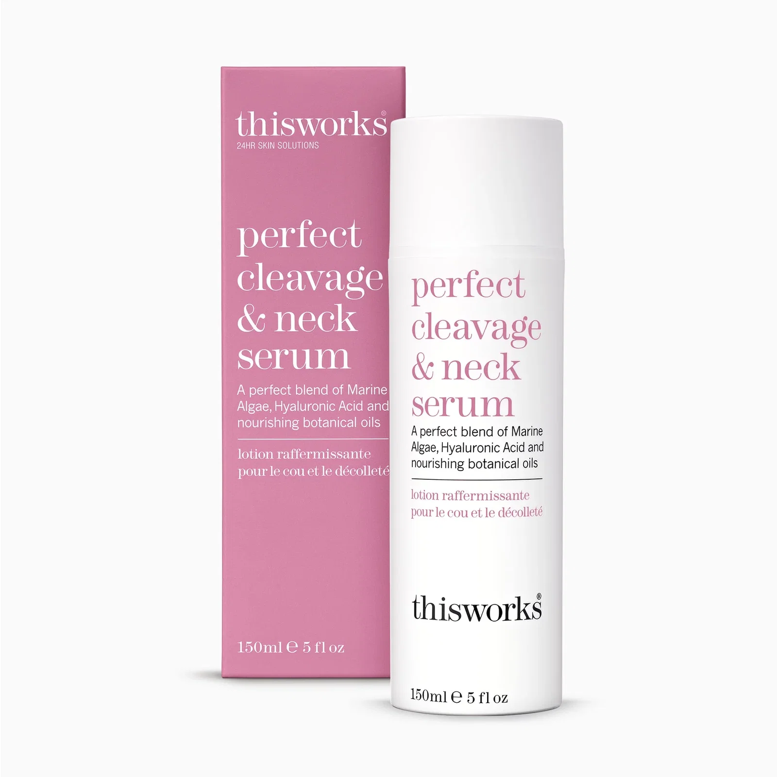 Image of perfect cleavage & neck serum