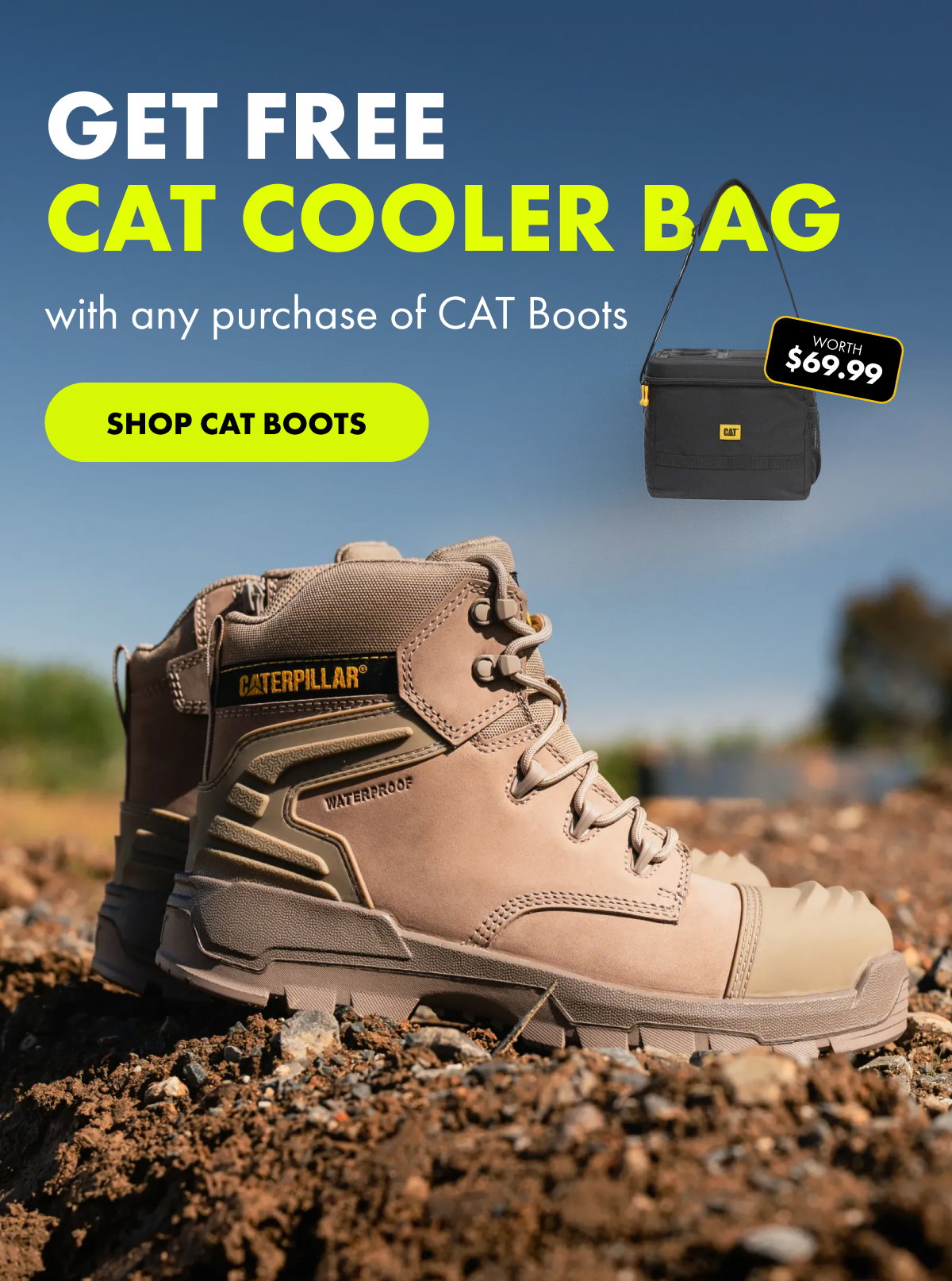 GET FREE CAT COOLER BAG | SHOP CAT BOOTS 