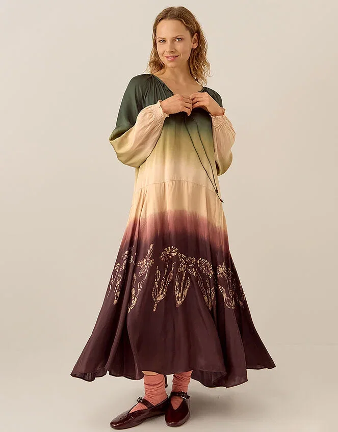 Izzy Dip Dye Dress Multi