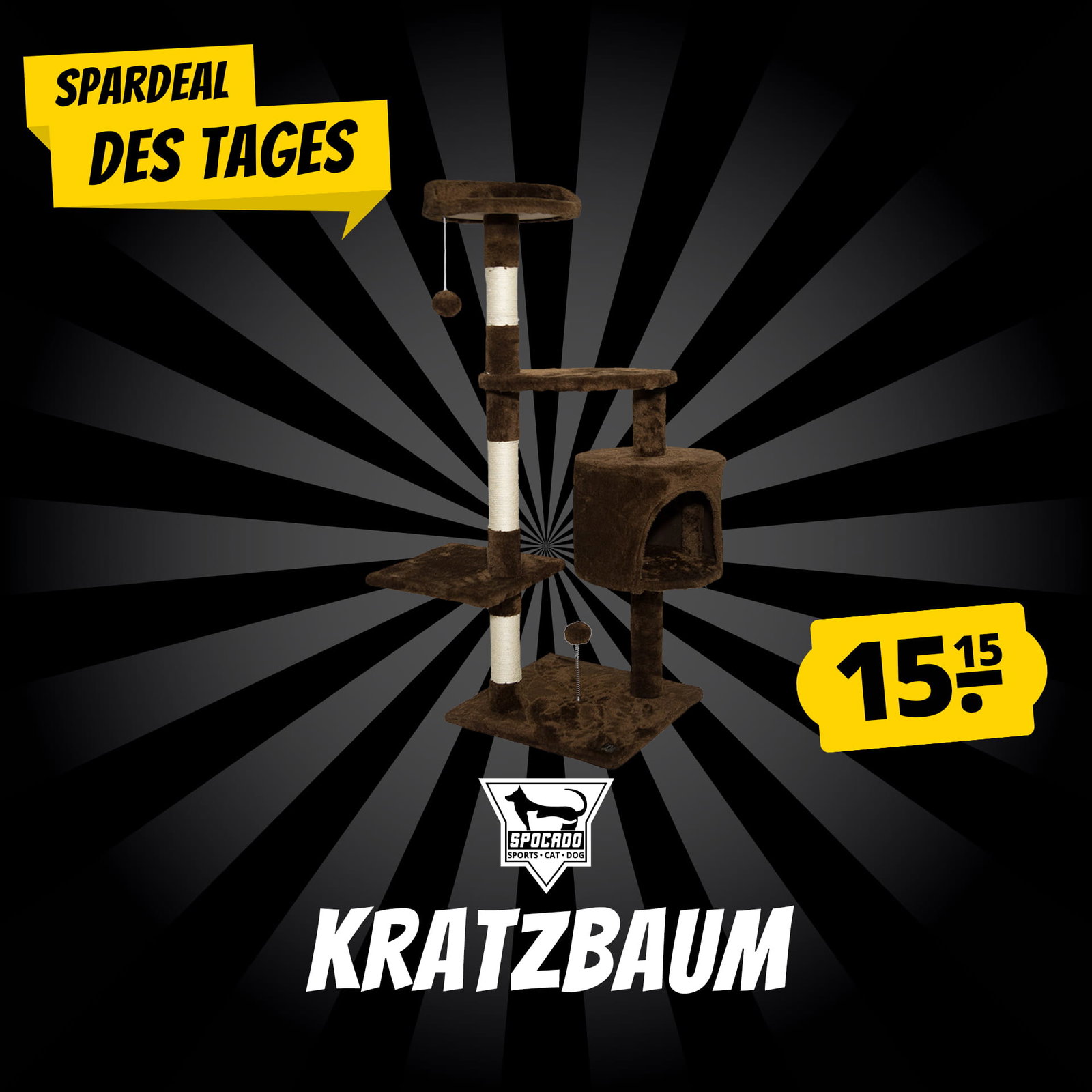 SPOCADO "Athletic" Kratzbaum für Katzen