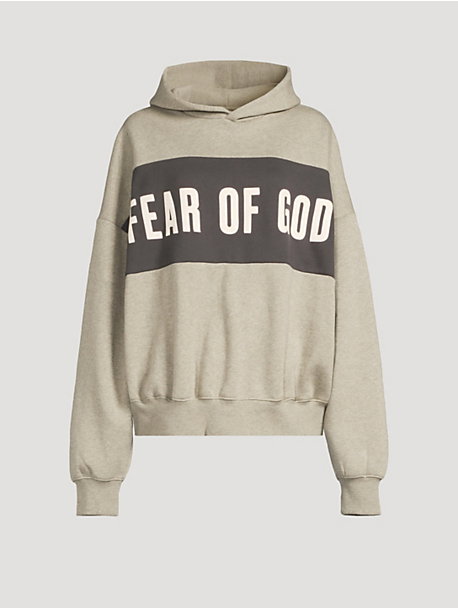 Cropped Relaxed Panel Hoodie