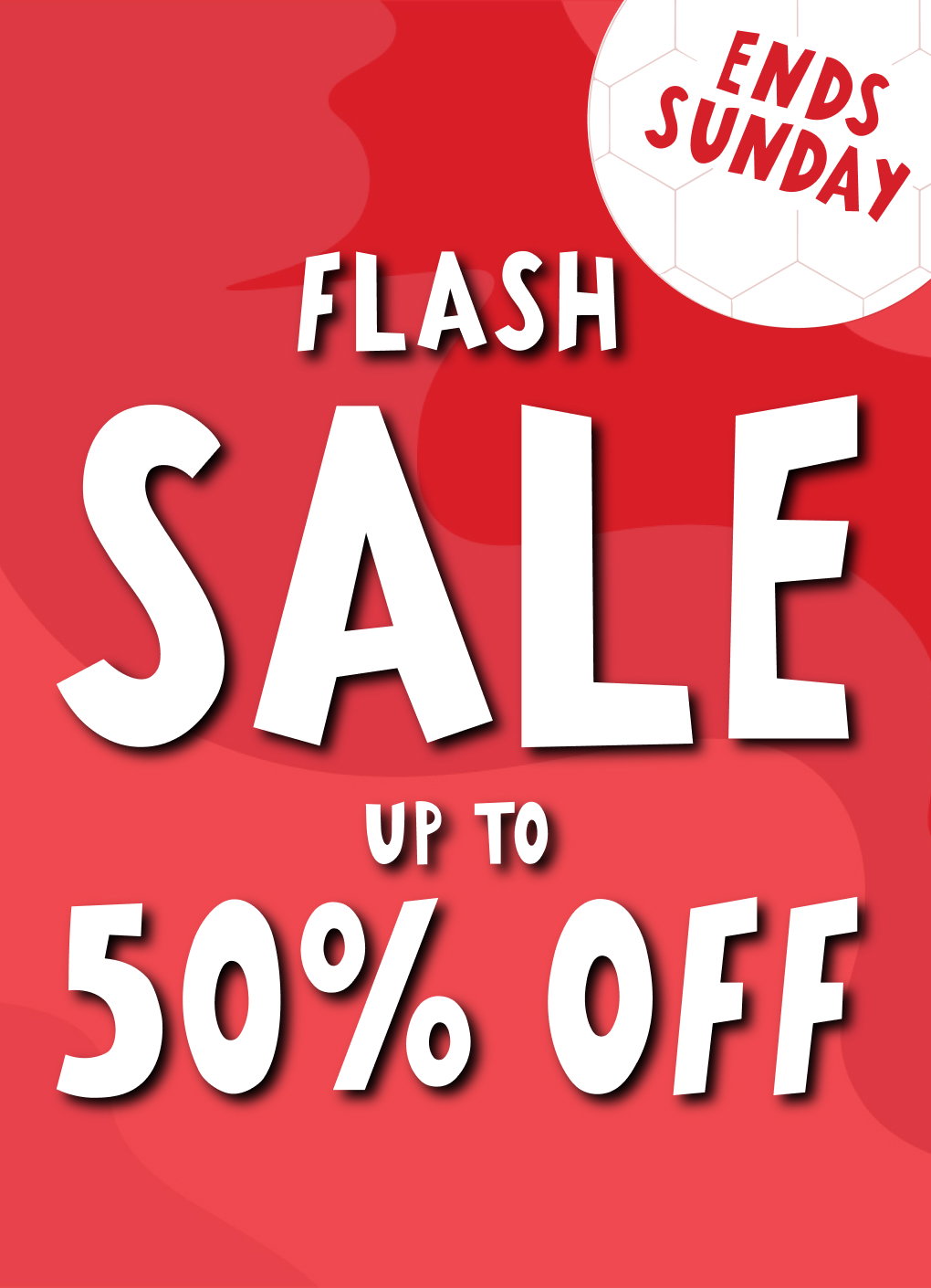 Flash Sale- up to 50% OFF - ENDS SUNDAY