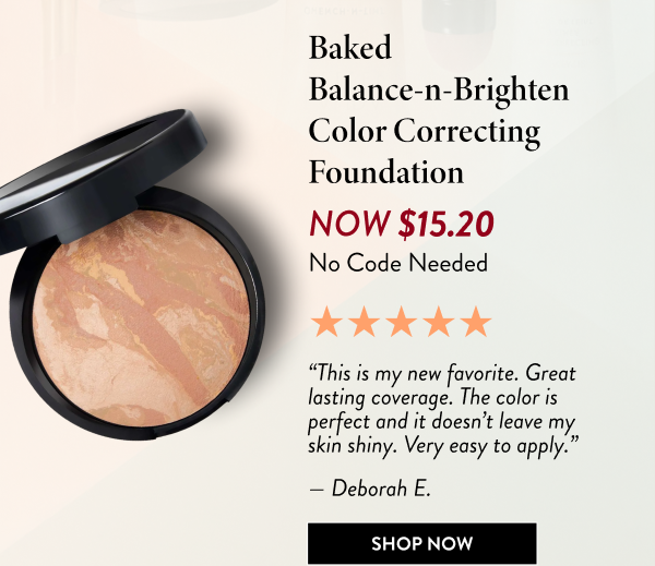 Baked Balance-n-Brighten Color Correcting Foundation | Shop Now
