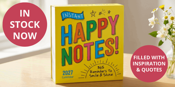 Instant Happy Notes Desk Calendar 2027