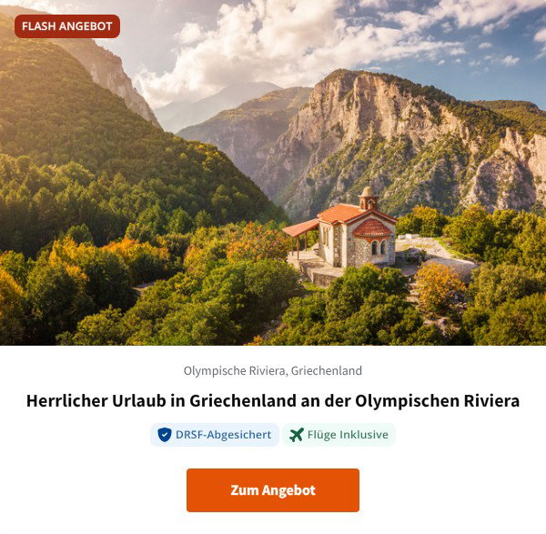 Herrlicher Urlaub in Griechenland an der Olympischen Riviera