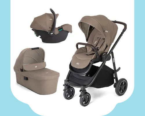 Poussette trio Versatrax Cashew Joie